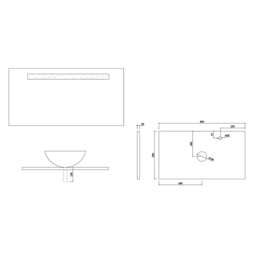Meuble de salle de bain Scandinave VIRTUOSE