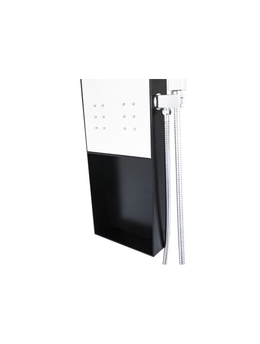 Colonne d'hydromassage S051B avec niche de rangement intégrée