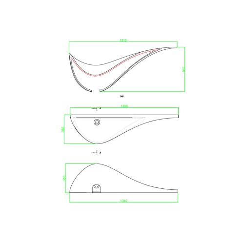 Vasque en polystone hyper moderne SDPW62