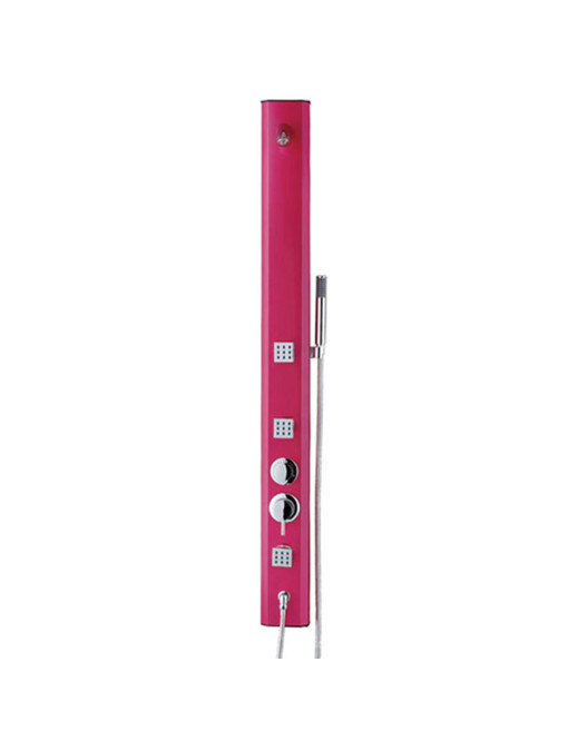Colonne de douche glamour rose fushia SDTNL39