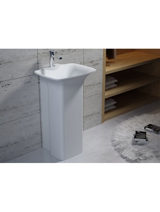 Vasque Totem rectangulaire en solid surface SDV30