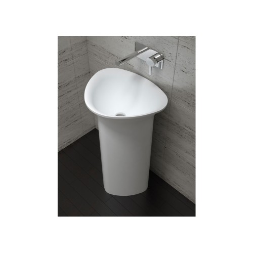 Vasque Totem sur pied en solid surface Réf : SDV24