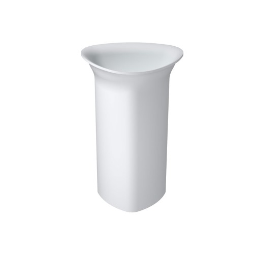 Vasque Totem sur pied en solid surface Réf : SDV24