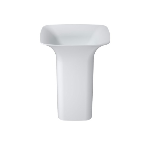 Lavabo colonne rectangulaire en solid surface SDV26
