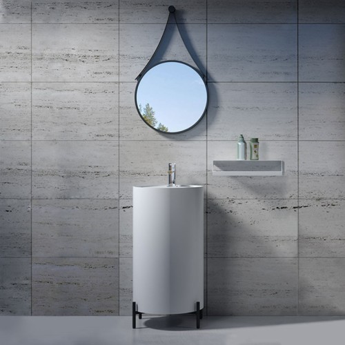 Lavabo colonne rond sur pieds SDV88