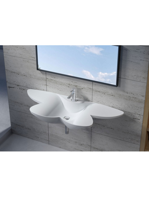 Vasque fleur suspendue SDK35