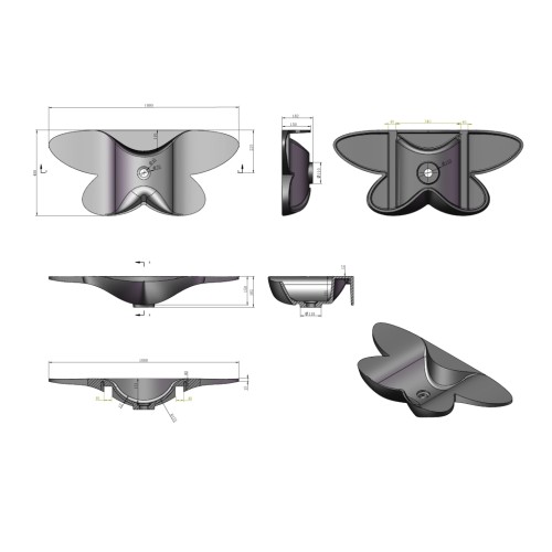 Vasque solid surface SDK35