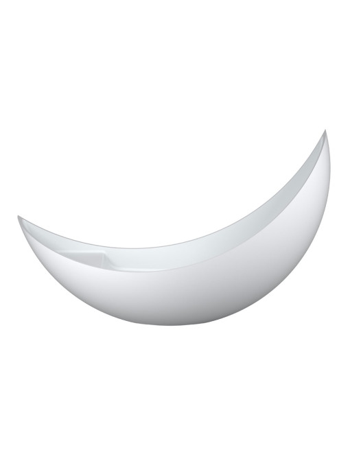 Vasque croissant de lune murale en solid surface SDV35