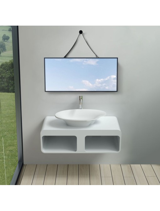 Ensemble plan de toilette et vasque à poser SDK52 + SDV45-N