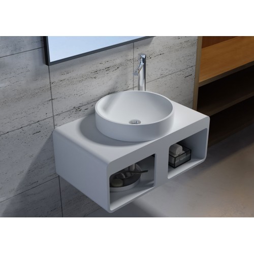 Plan de toilette suspendu et vasque à poser SDK56 + SDV40
