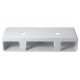 plan de toilette double suspendu en solid surface SDK53