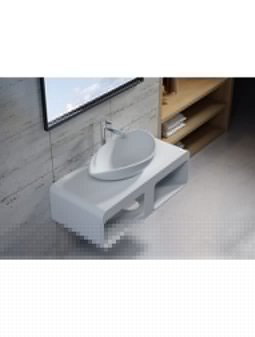 Plan de toilette SDK52 et vasque à poser SDV20