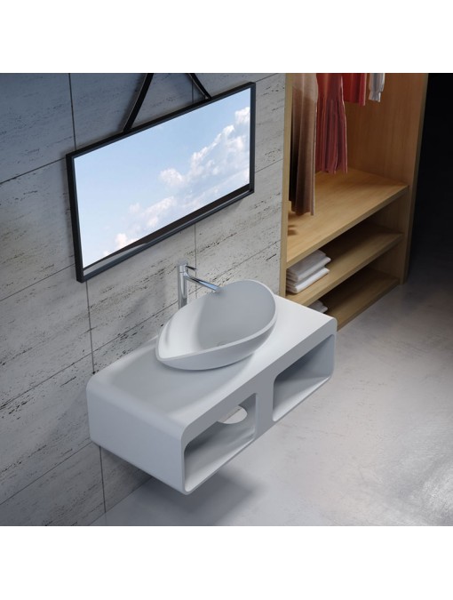 Ensemble plan de toilette et vasque à poser SDK52 + SDV20