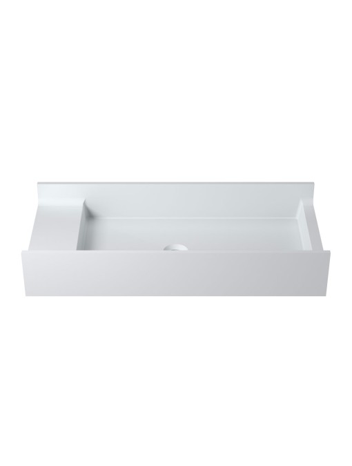 Vasque à poser rectangulaire en solid surface SDV71