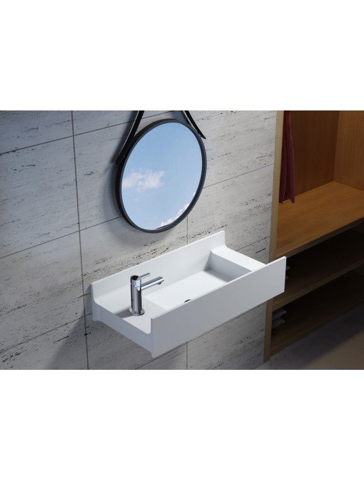 Vasque suspendue version gauche SDV67L