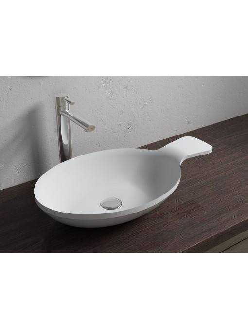 Vasque cuillère ovale SDV11 en solid surface