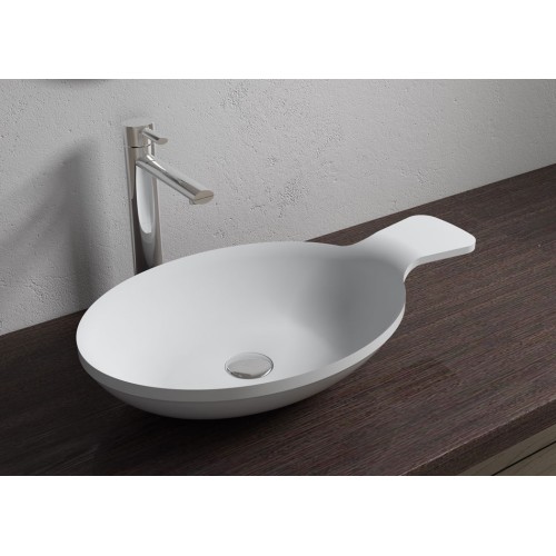 Vasque cuillère ovale en solid surface SDV11