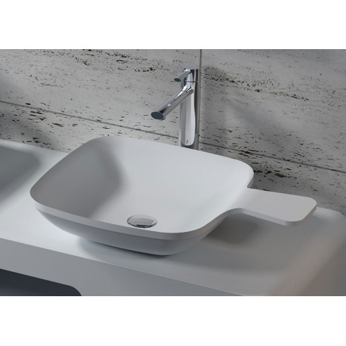 Vasque cuillère carrée en solid surface SDV13