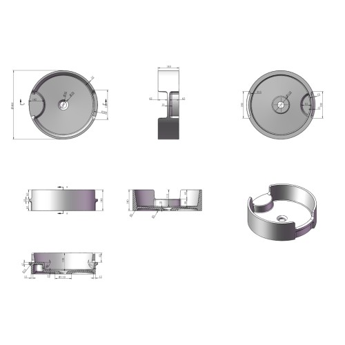 Vasque à poser ronde et design SDV69