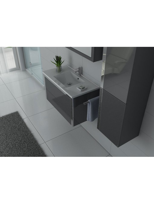 Vue plongeante sur le modèle DIS025-900 gris taupe