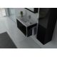 Meuble simple vasque DIS025-900 Noir