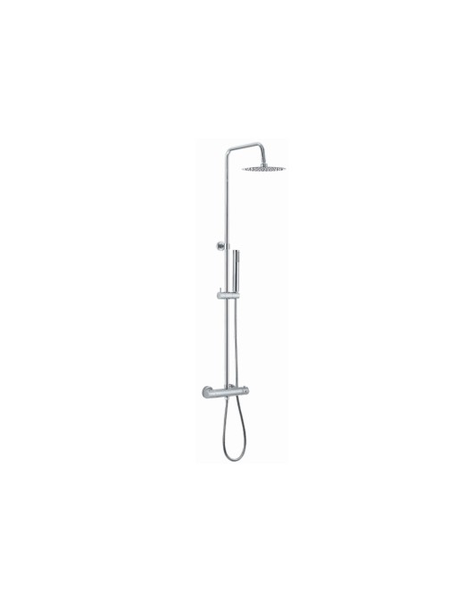 Colonne de douche tubulaire  en laiton chromée CASANOVA Th