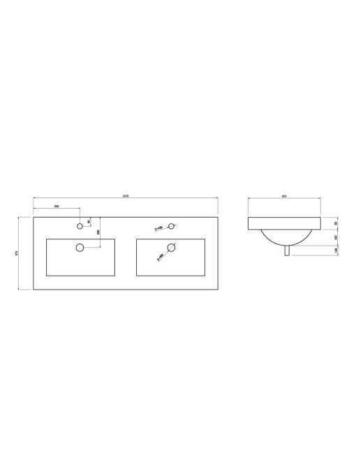 Plan des évacuations de l'ensemble PALERME Gris Taupe