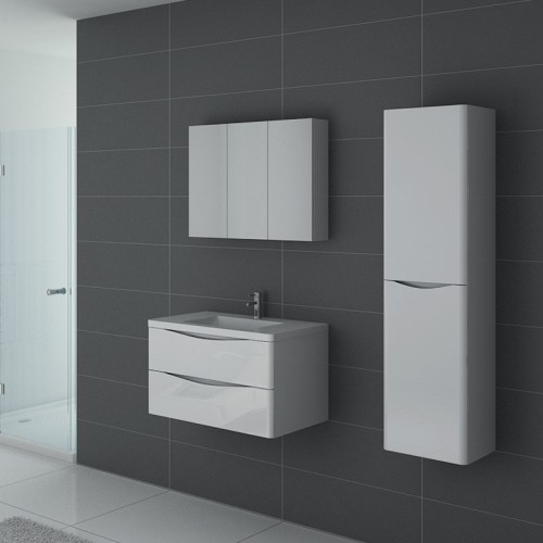 Ensemble simple vasque TREVISE 800 Blanc