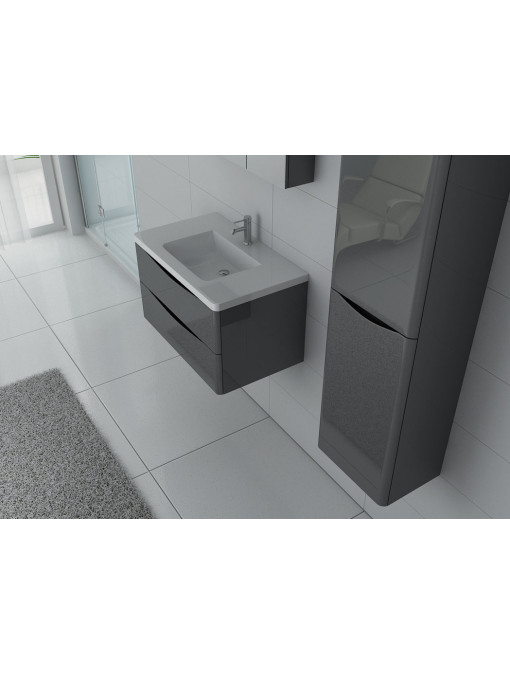 meuble 1 vasque TREVISE 800 Gris Taupe