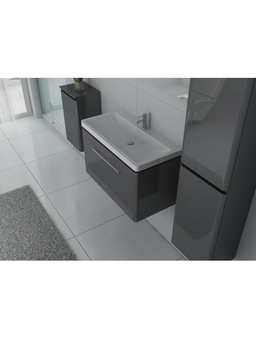 Ensemble 1 vasque gris taupe SORRENTO