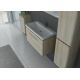 Meuble 1 vasque couleur bois SORRENTO Scandinave