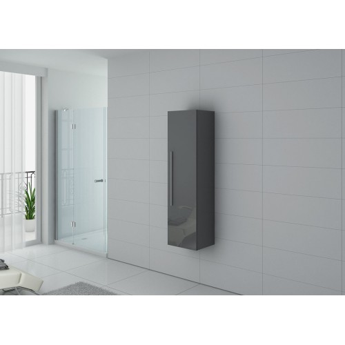 Colonne de rangement PAL150GT salle de bain grise