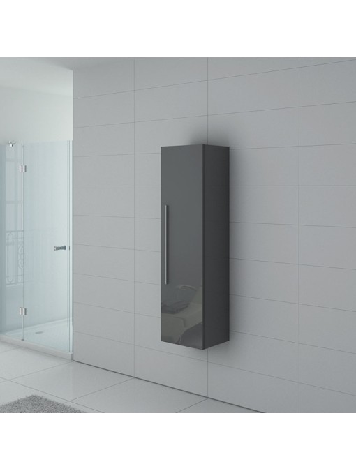 Colonne de rangement PAL150GT salle de bain grise