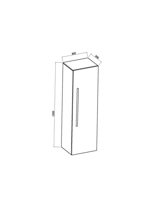 Plan de la colonne de salle de bain PAL150GT