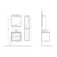 Dimensions meuble simple vasque URBINO 600