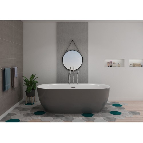 Baignoire îlot design Lamone Grey