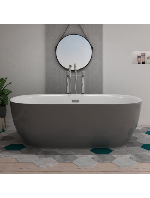 Baignoire îlot design Lamone Grey