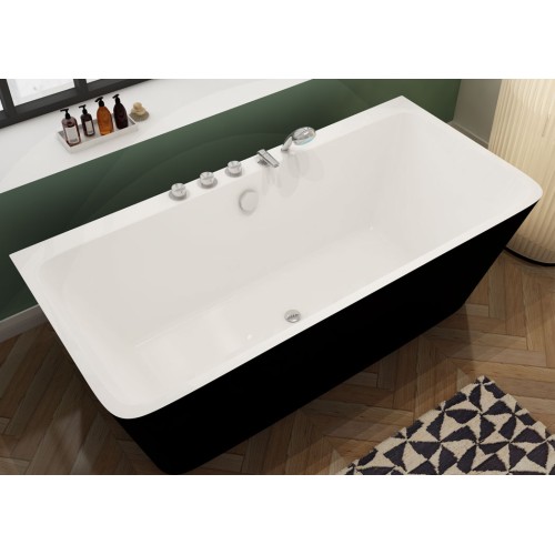 Baignoire noire îlot Iseo Black