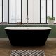 Petite baignoire îlot Lugano Black