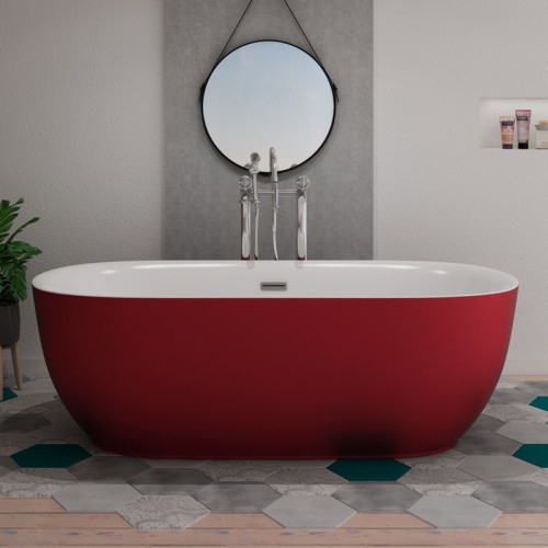 Dimensions Baignoire îlot Lamone Red