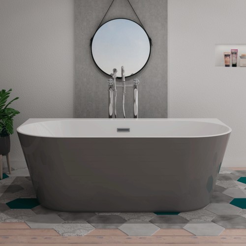 Baignoire îlot grise Lazzio Grey