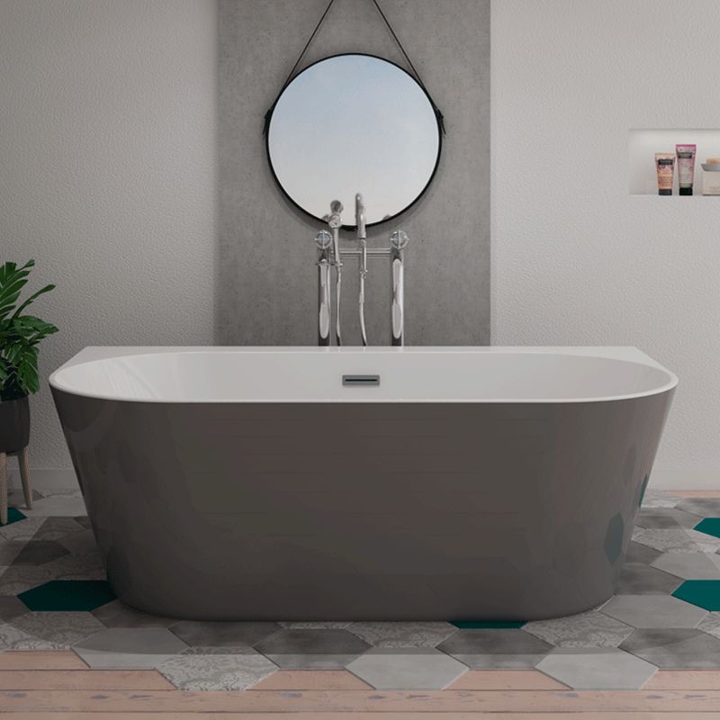 Baignoire îlot grise Lazzio Grey