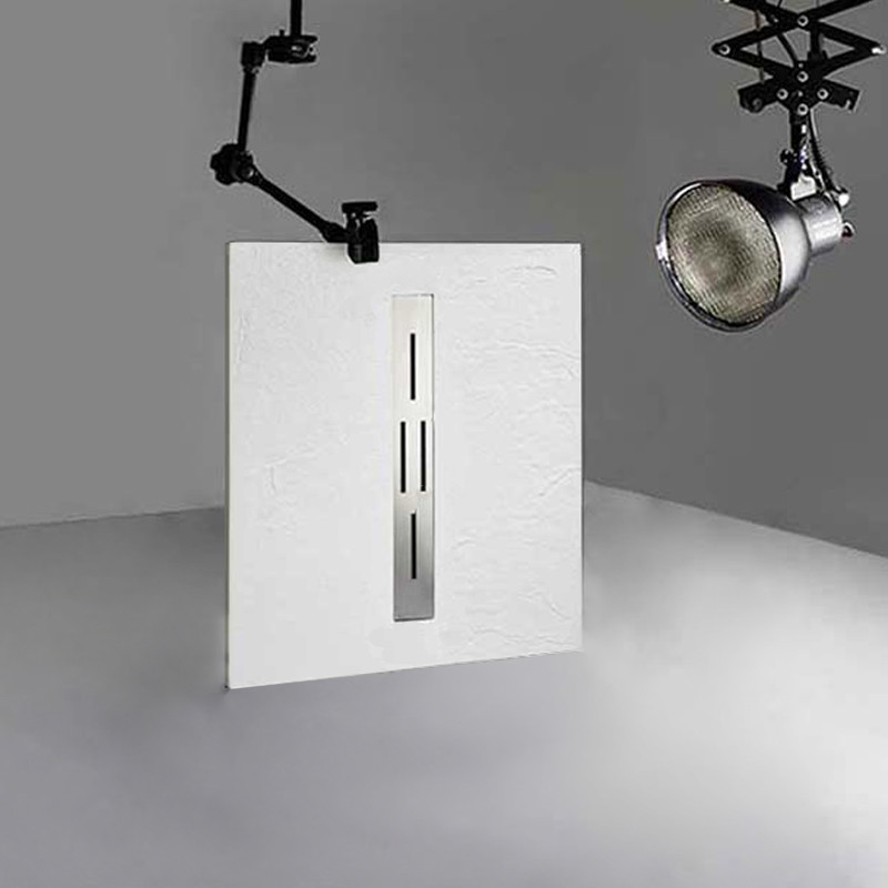 Receveur de douche en gel coat Ardesia Blanc 100x80cm
