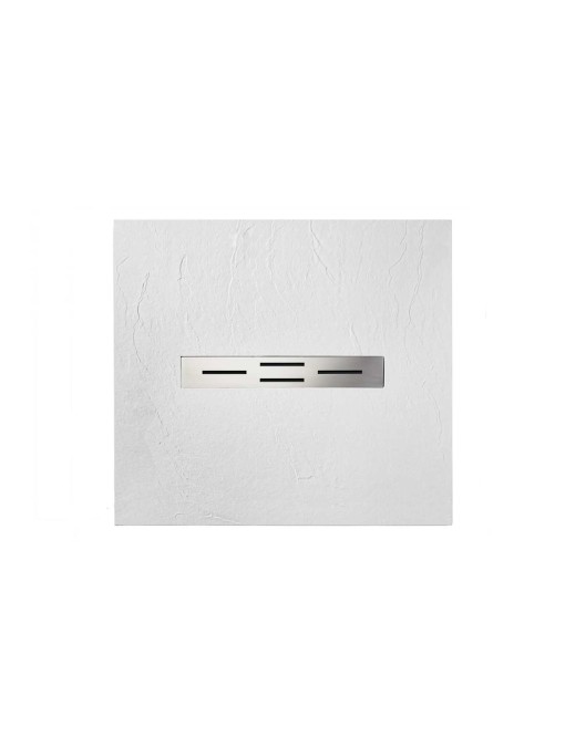 Receveur de douche en gel coat Ardesia Blanc 100x90cm