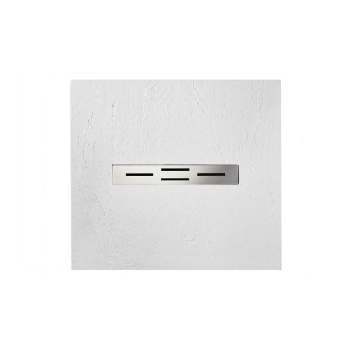 Receveur de douche en gel coat Ardesia Blanc 100x90cm