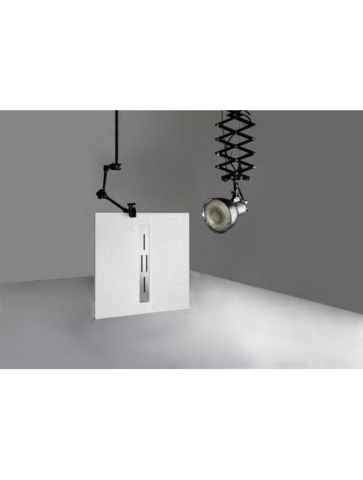 Receveur de douche en gel coat Ardesia Blanc 100x90cm