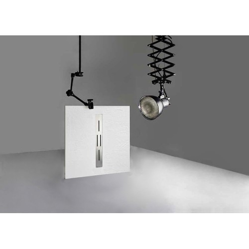 Receveur de douche en gel coat Ardesia Blanc 100x90cm