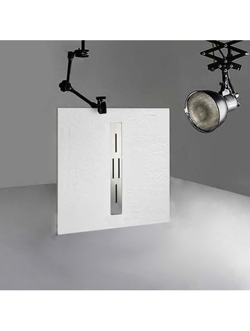Receveur de douche en gel coat Ardesia Blanc 100x90cm