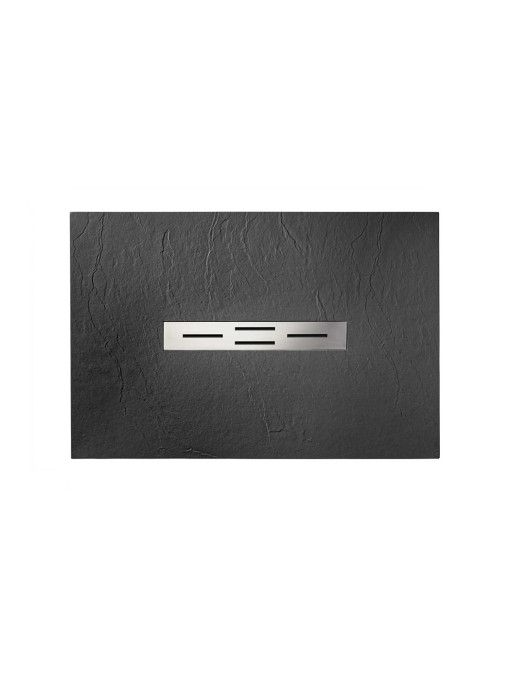 Receveur de douche en gel coat Ardesia Graphite 120x80cm