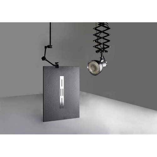 Receveur de douche en gel coat Ardesia Graphite 120x80cm